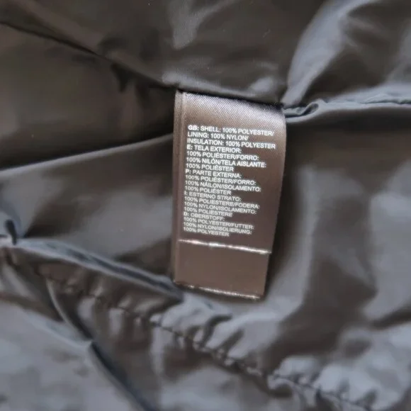 The North Face Jacket Women's Small S Bombay Quilted Mid Layer Puffer Black - Picture 4 of 7